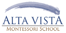 A logo of santa vista montessori school