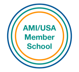 A circle with the words amusa member school in it.